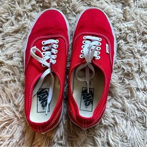 Vans Red Sneakers